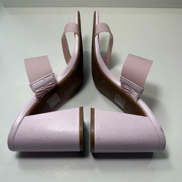 Nine West Pink Chunky Heel Women's Sandals Size 9M - Picture 5 of 9